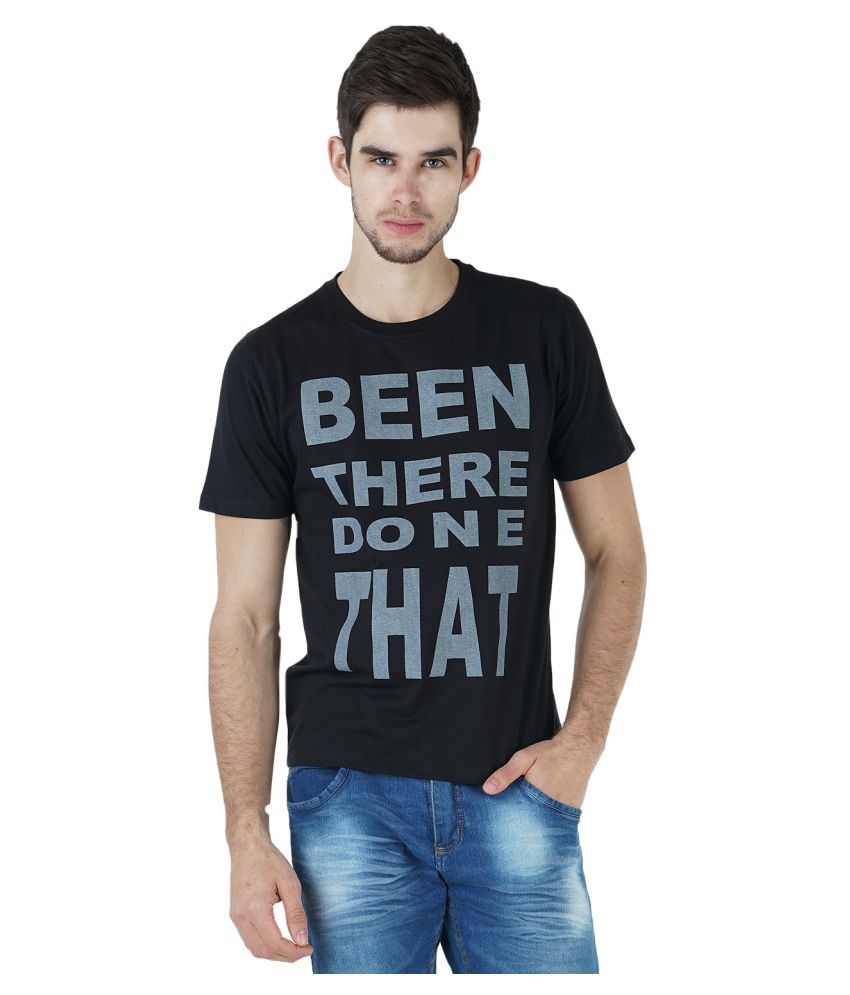 Kalt Black Round T-Shirt - Buy Kalt Black Round T-Shirt Online at Low ...