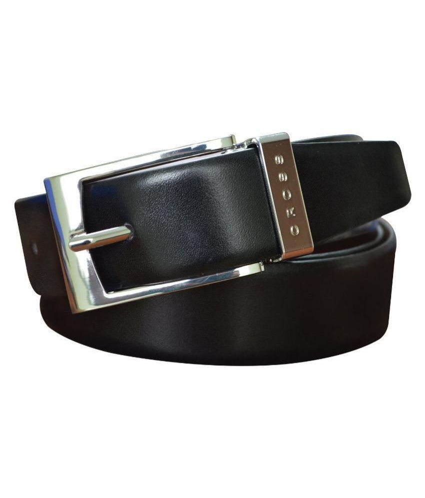 Cross Black Leather Formal Belts: Buy Online at Low Price in India ...