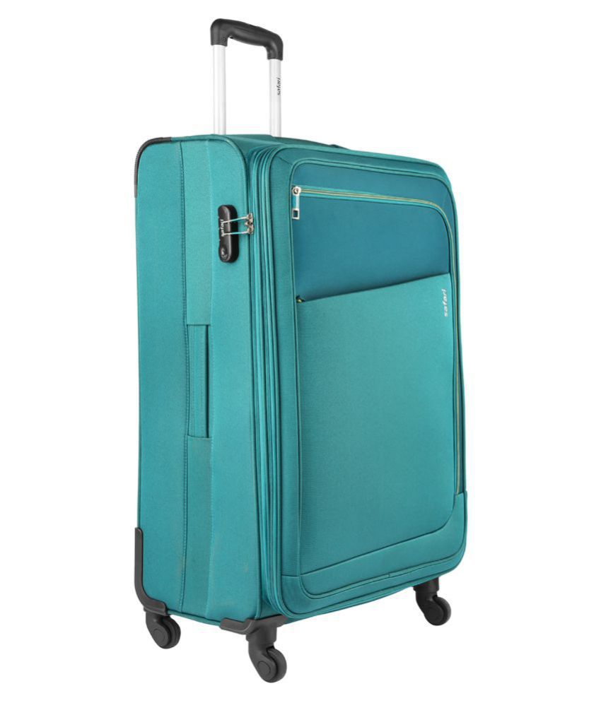 Safari Green S (Below 60cm) Cabin Soft TROY 4W TEAL LUGGAGE BAG Luggage ...