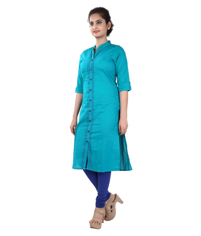 Cotton Culture Multicoloured Cotton Straight Kurti Buy Cotton Culture