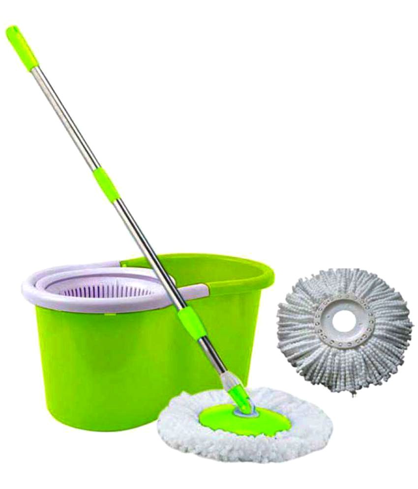 Eco Shopee Best Single Bucket Mop Multi Angle Cleaning 2 refill Mop