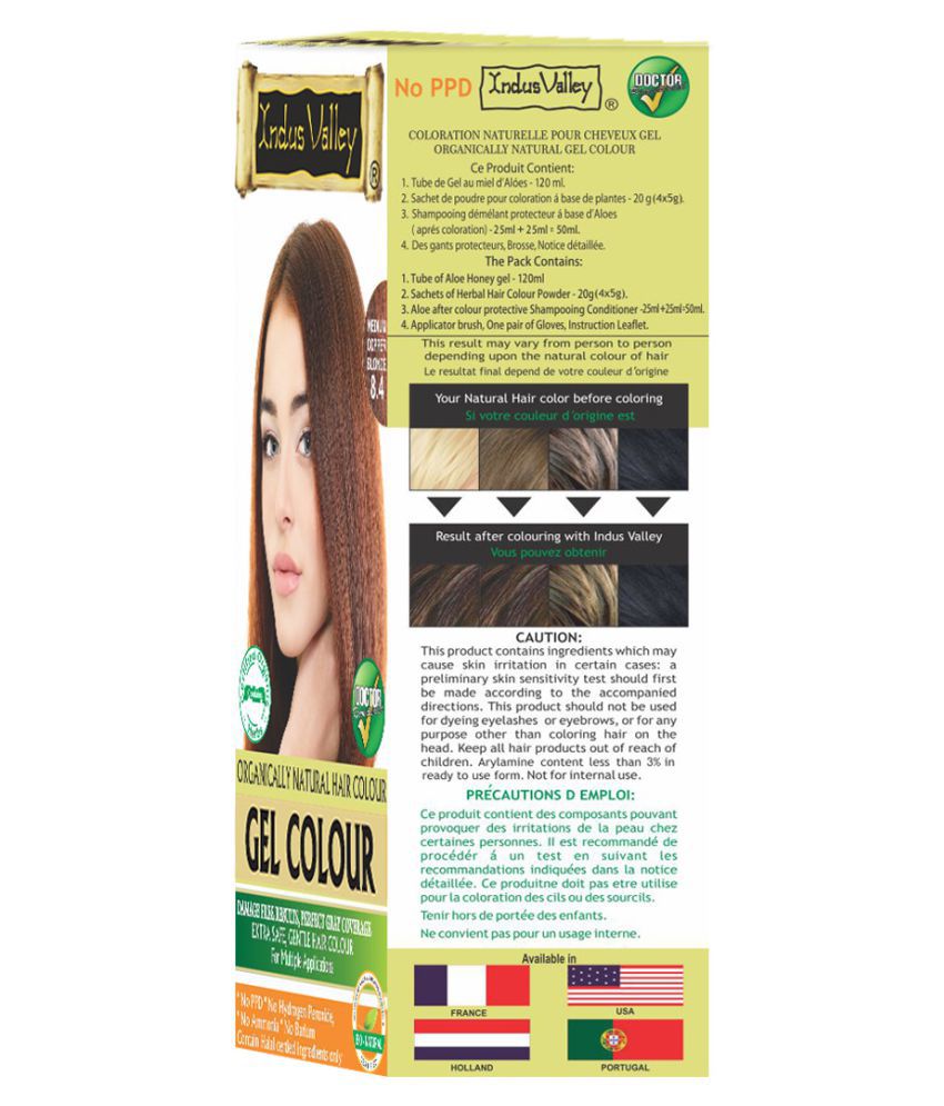 Indus Valley Hair Fibers Medium Copper Blonde 120 Ml Buy Indus