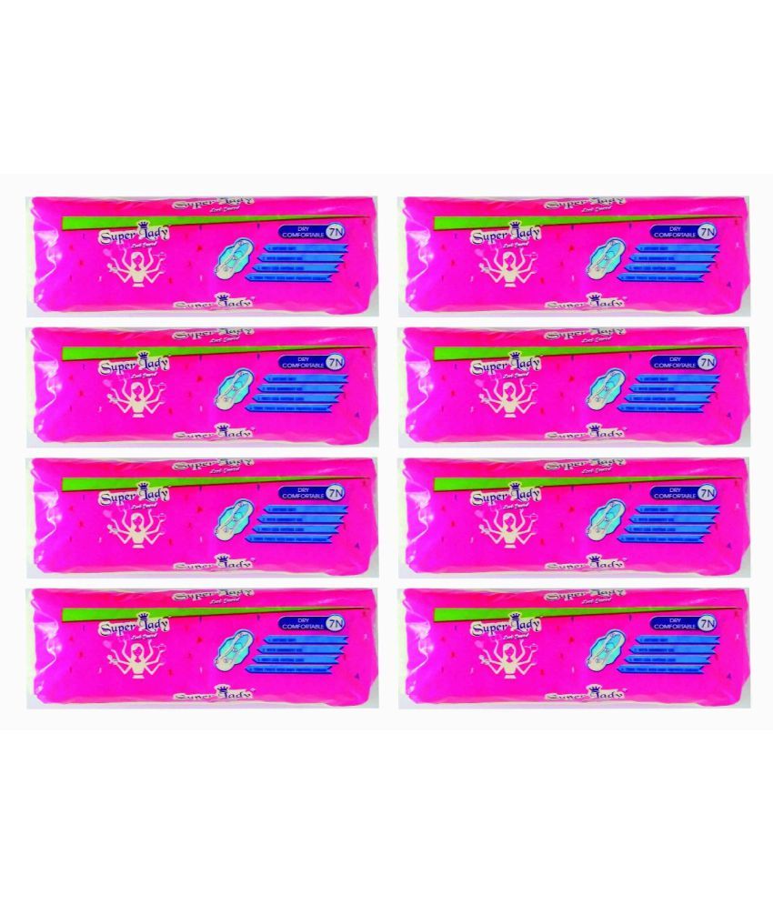 Superlady Dry Net Regular 56 Sanitary Pads Pack of 8 Buy Superlady Dry