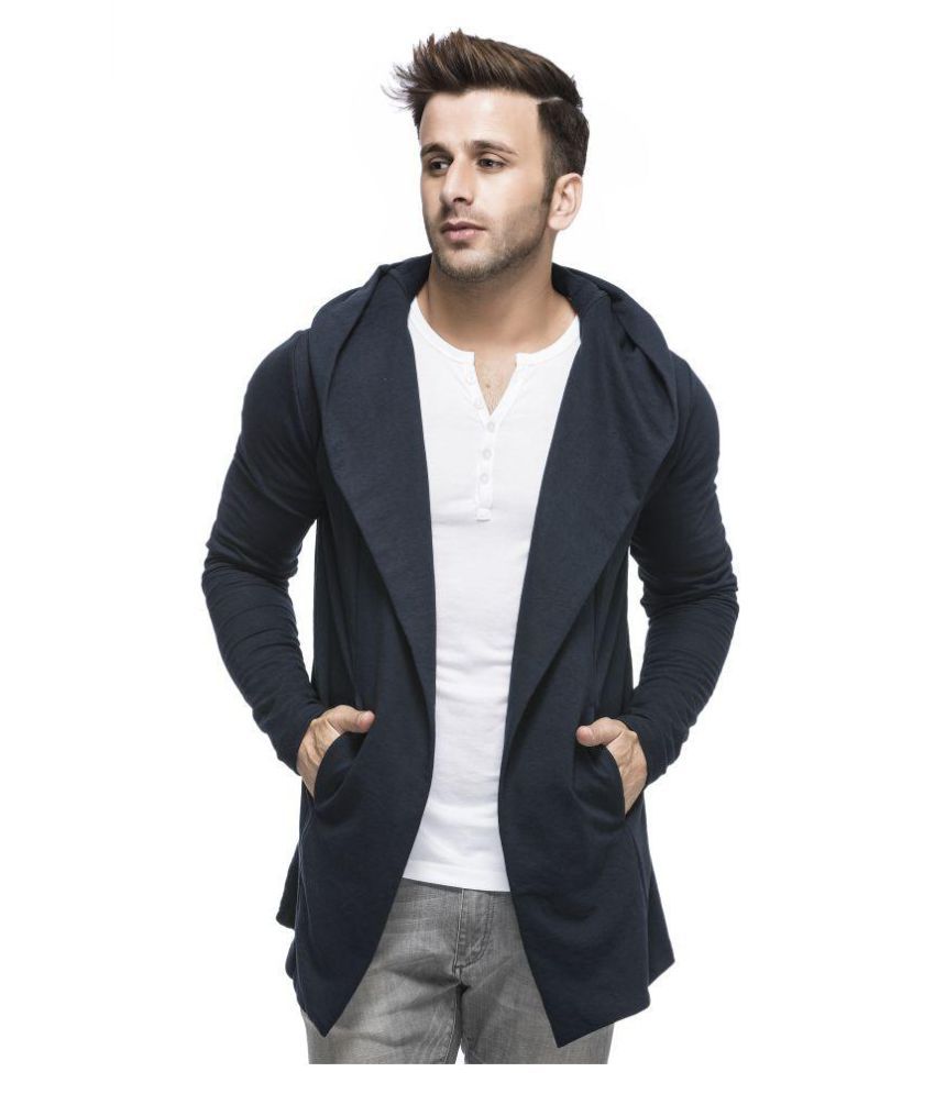 Mens longline cardigan with hood google