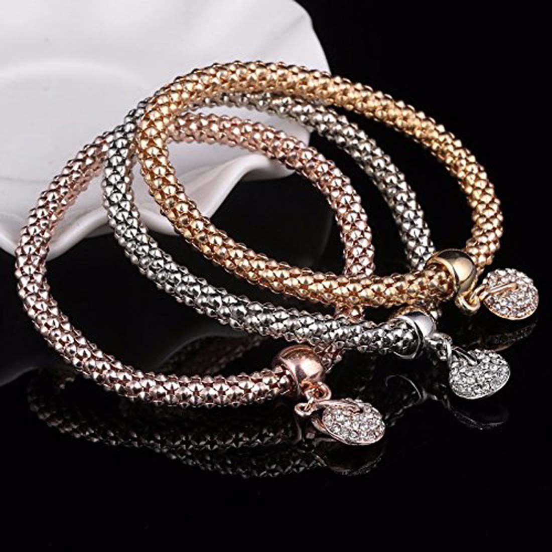 Buy Rose Gold Toned Bracelets  Bangles for Women by Shining Diva Online   Ajiocom