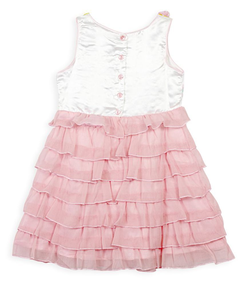 Barbie Girl's ruffle skirt Party Dress (Pink) - Buy Barbie Girl's ...