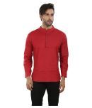 Vivid India Red Cotton Kurta Single