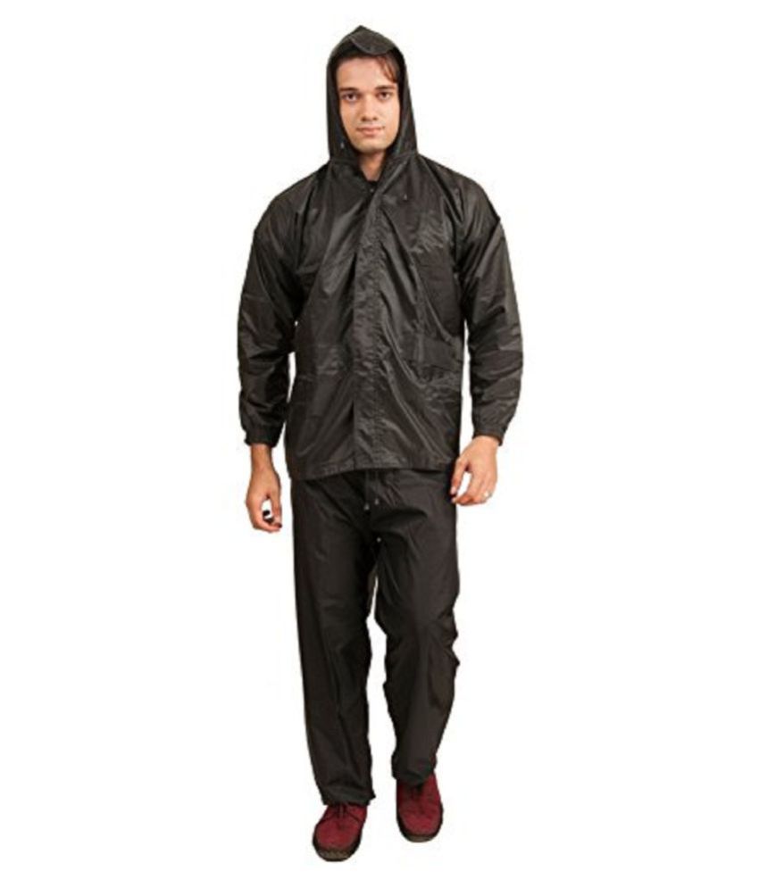 BcH Black Rain Coat - Buy BcH Black Rain Coat Online at Best Prices in ...