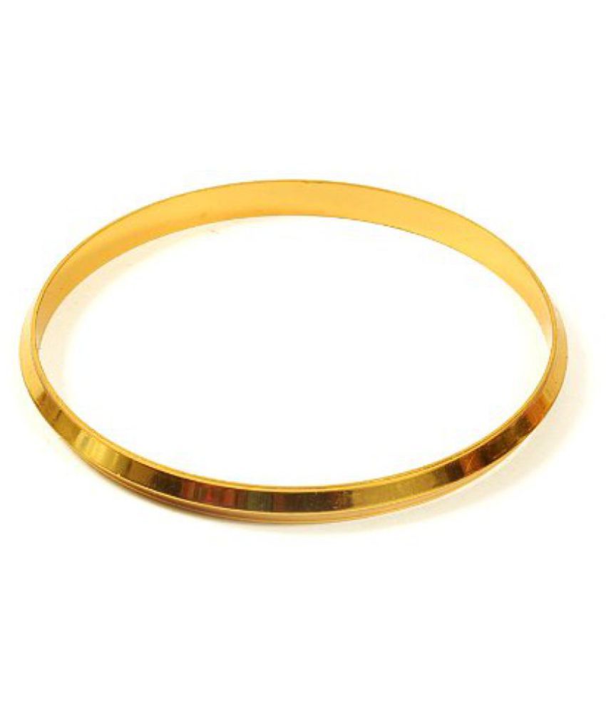 Multiline Company Gold Plated Kada Bracelet for Men: Buy Online at Low ...
