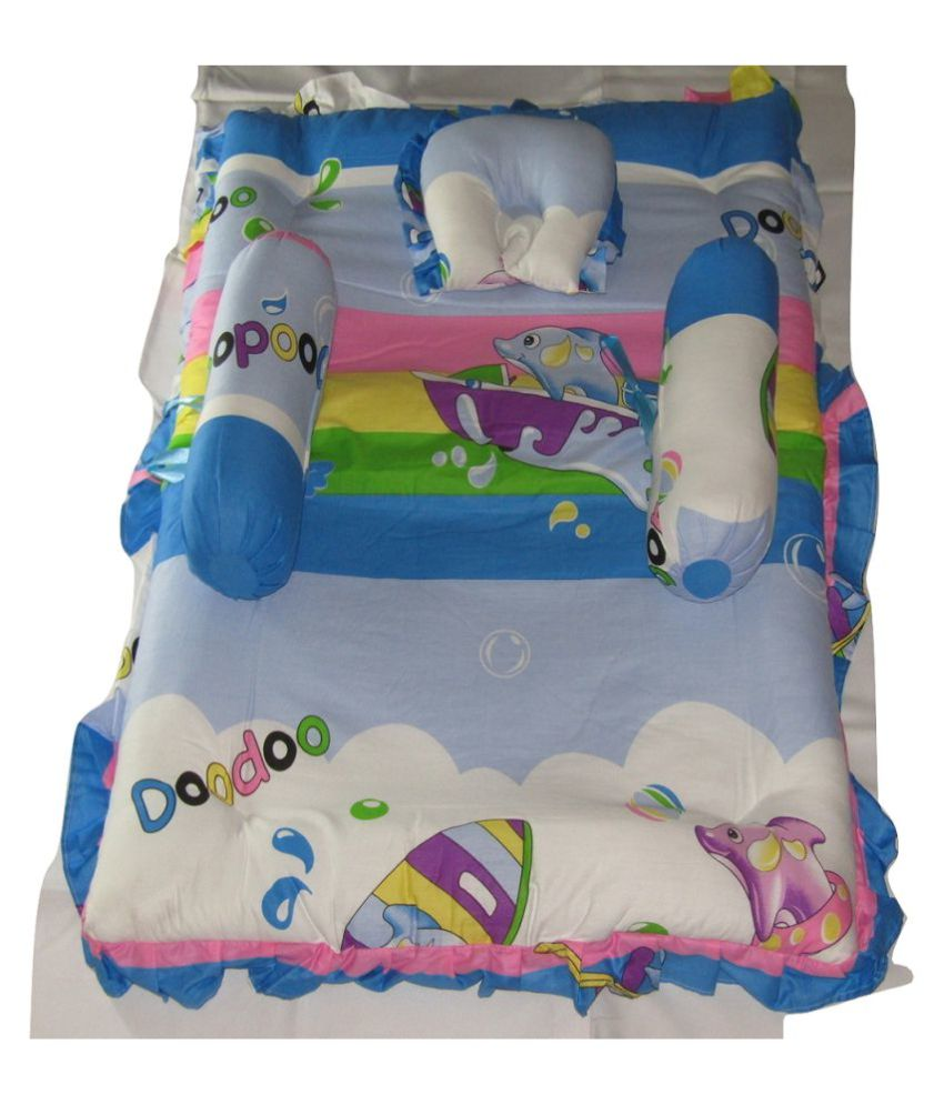 JOYBABY Blue Cotton Sleeping Mat ( 82 cm × 57 cm) Buy JOYBABY Blue