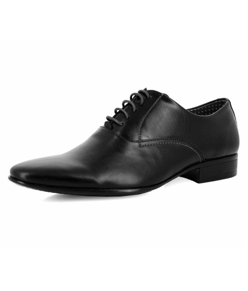 alberto torresi black formal derby shoes