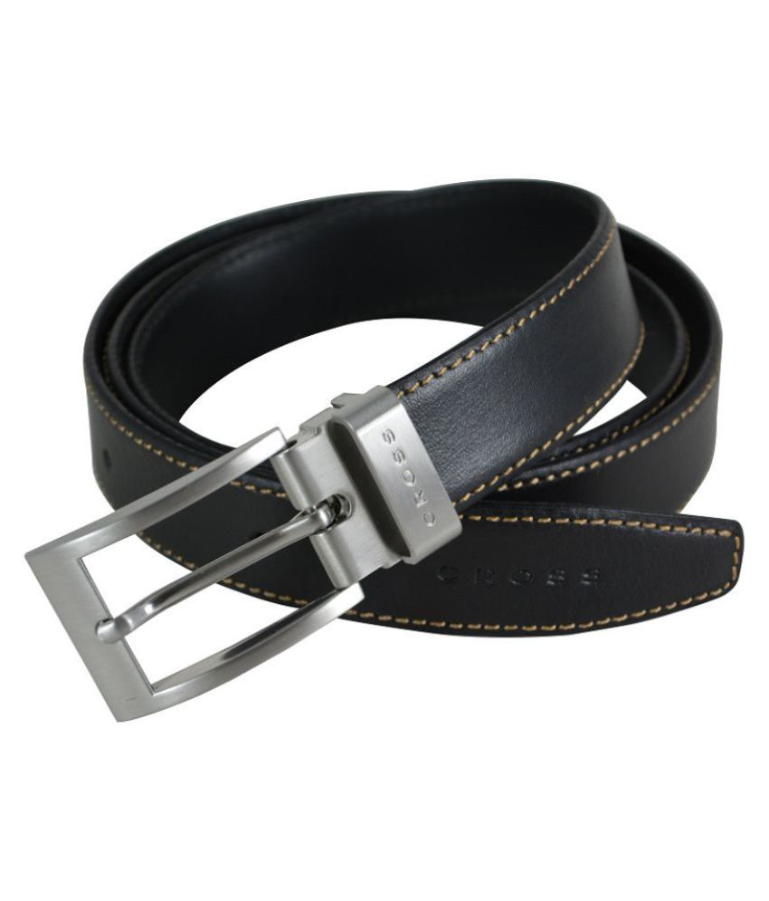 Cross Black Leather Formal Belt: Buy Online at Low Price in India ...