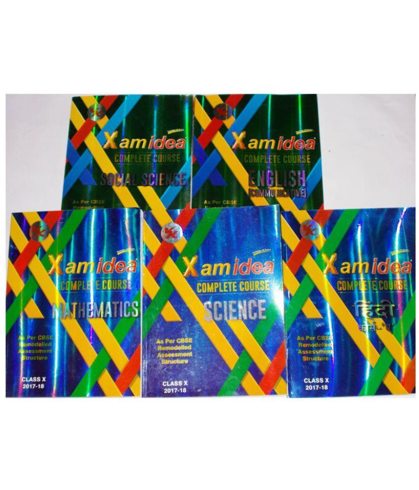 BOOKS SST, A, CLAS IDEA HINDI  OF SET FOR 10 SCIENCE, OF A. XAM Eng MATHEMATICS,