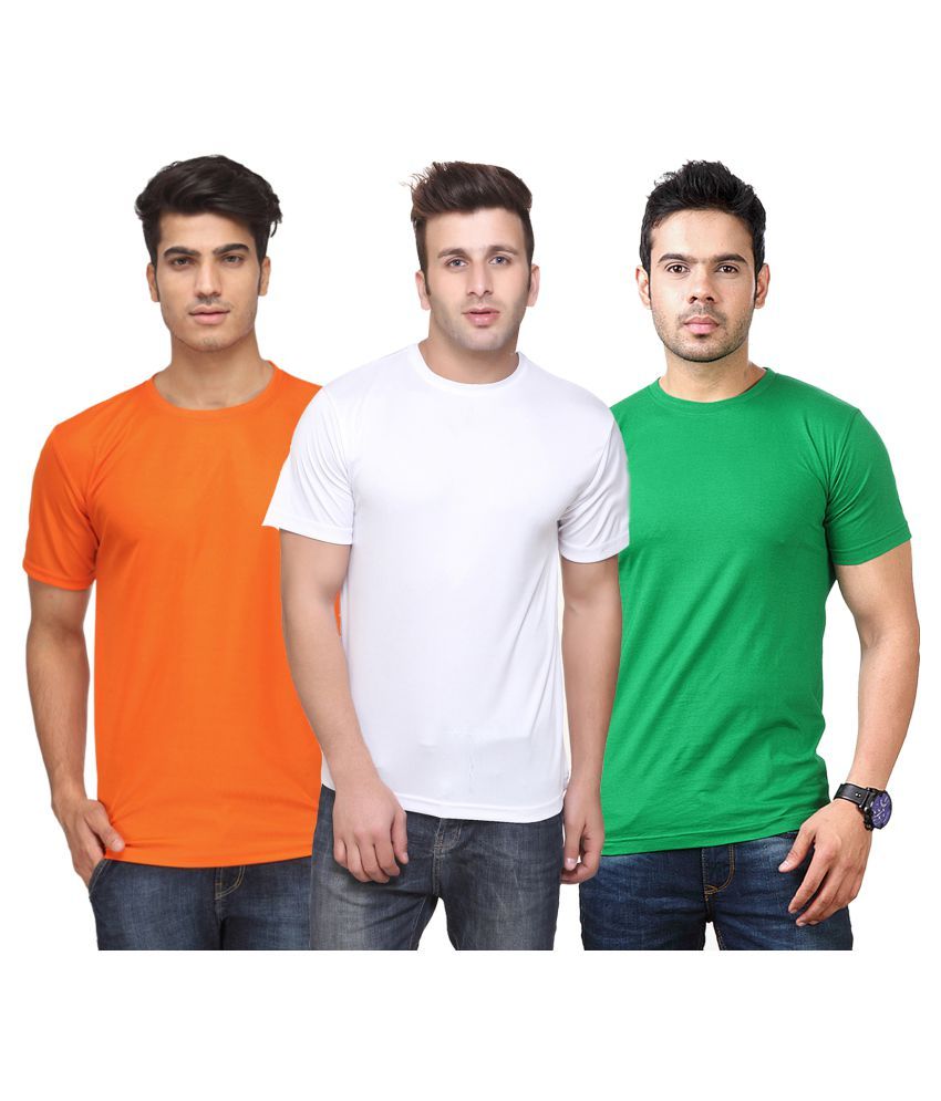     			FUNKY GUYS Multi Round T-Shirt Pack of 3