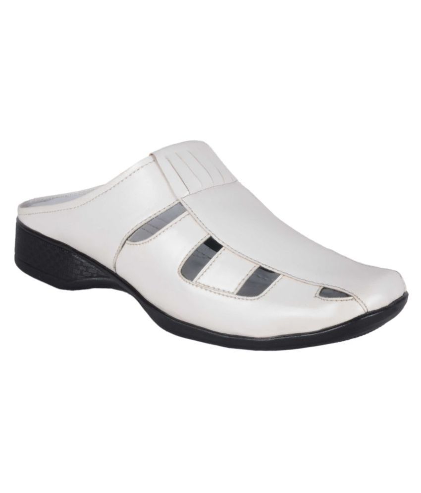     			1AAROW - White  Men's Sandals