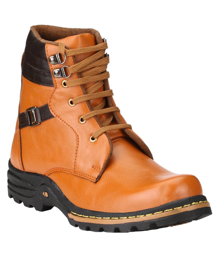 Magnolia Tan Boots - Buy Magnolia Tan Boots Online at Best Prices in India on Snapdeal