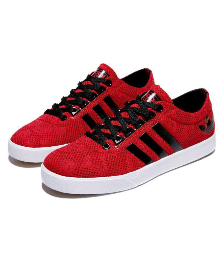 Adidas Neo 2 Sneaker Red Casual Shoes 