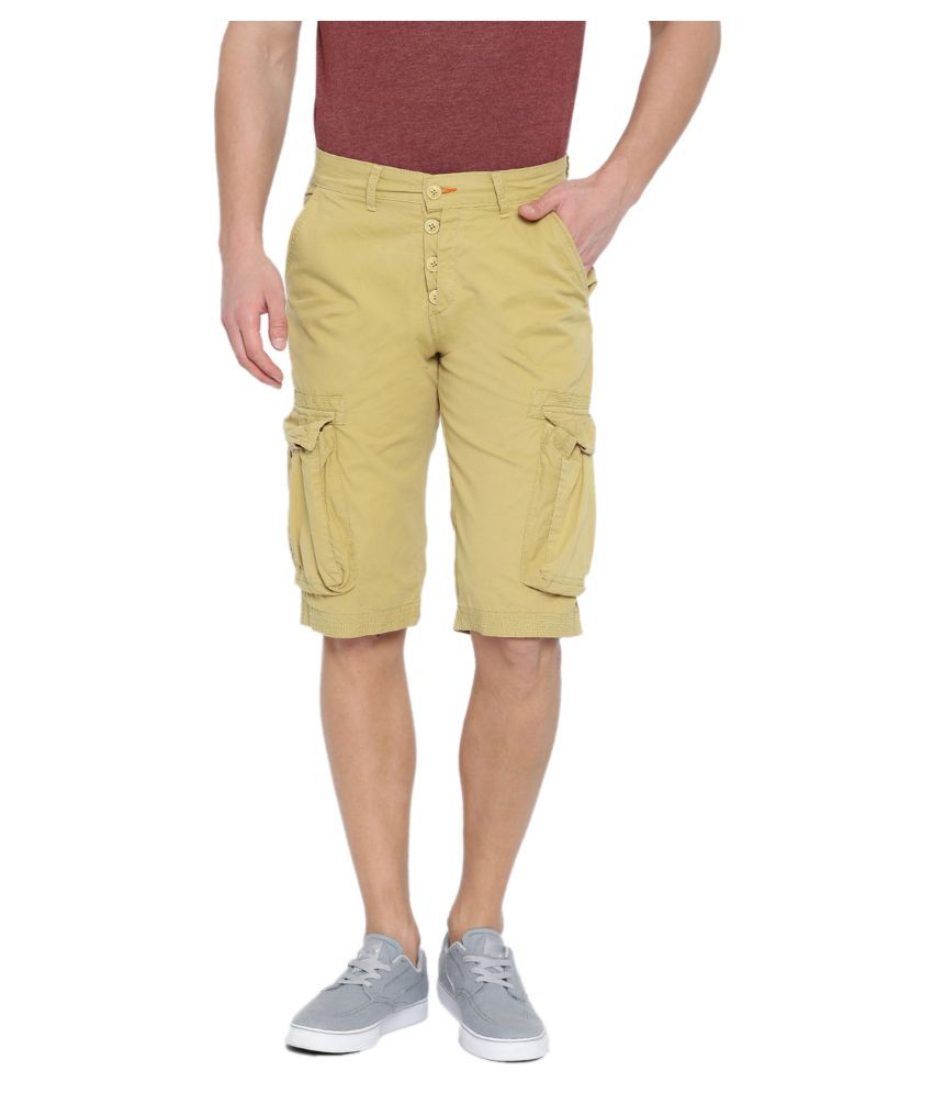 SPORTS 52 WEAR Beige Shorts Buy SPORTS 52 WEAR Beige Shorts Online at