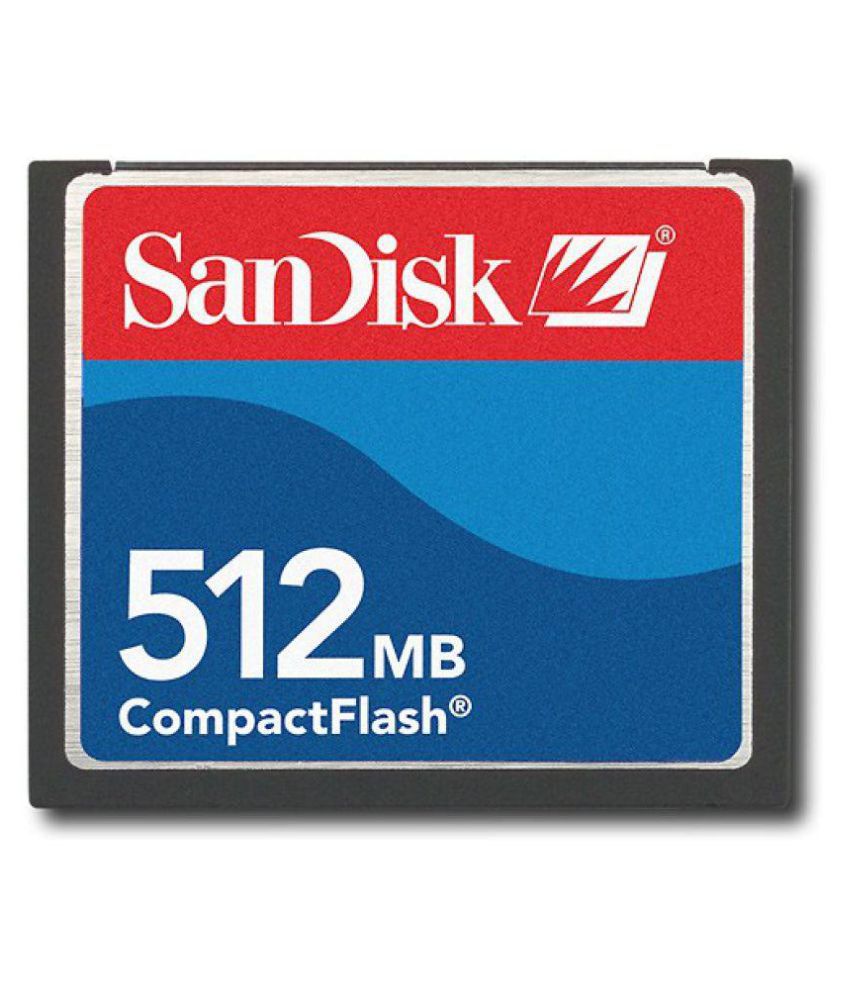     			SanDisk 512 MB COMPACT FLASH (CF) GB mbps
