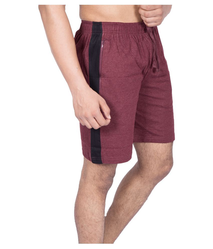 maroon cargo shorts