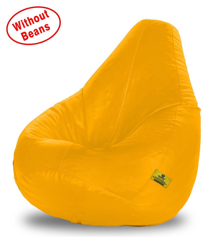 DOLPHIN BEAN BAG XL YELLOW COVER Without Beans