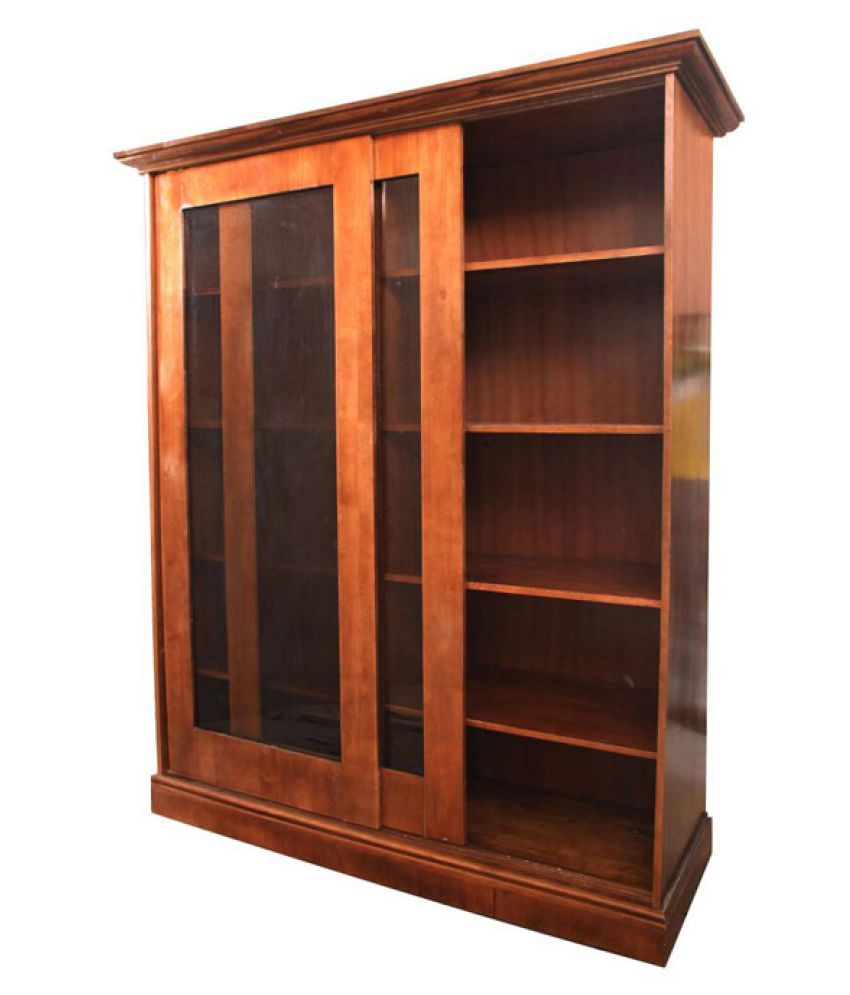 Library Bookcase With Sliding Doors, Library Bookcase With Doors