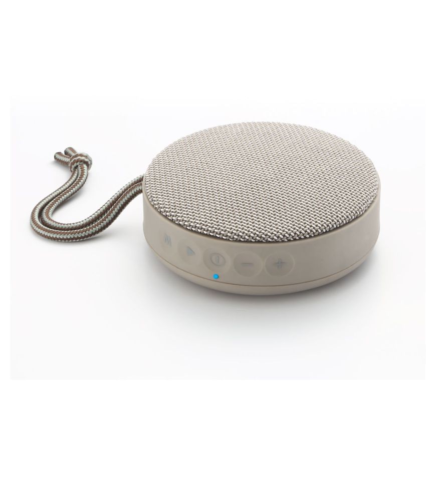     			Portronics POR- 755 Sound Bun 6W Portable Bluetooth Speaker Bluetooth Speaker - Biege Color