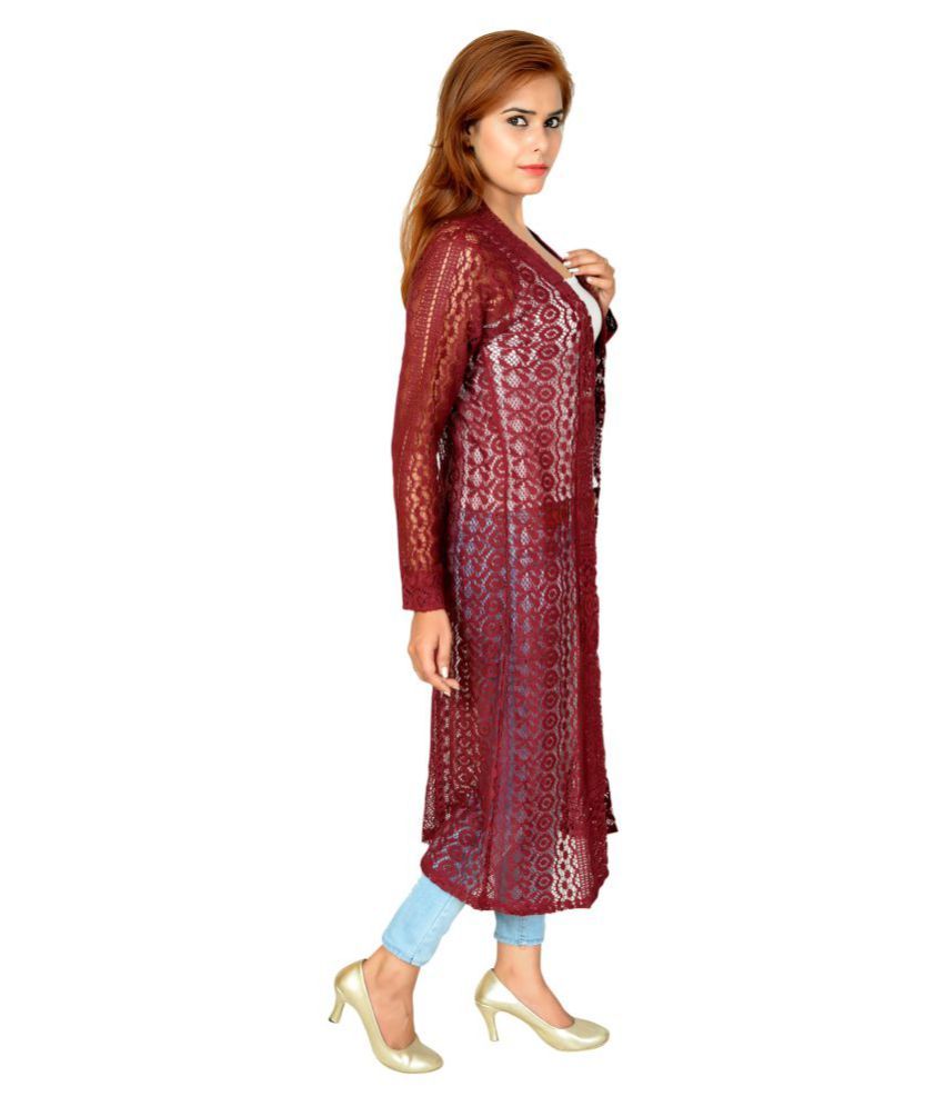 net shrug suit design
