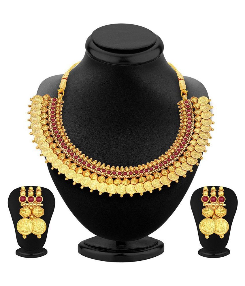 Jewels Gold Alloy Party Wear Gold Plated Antique Exclusive Latest