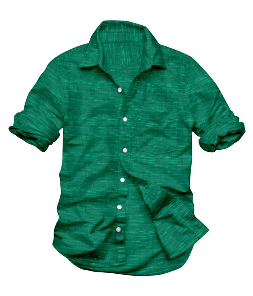 green formal shirt women