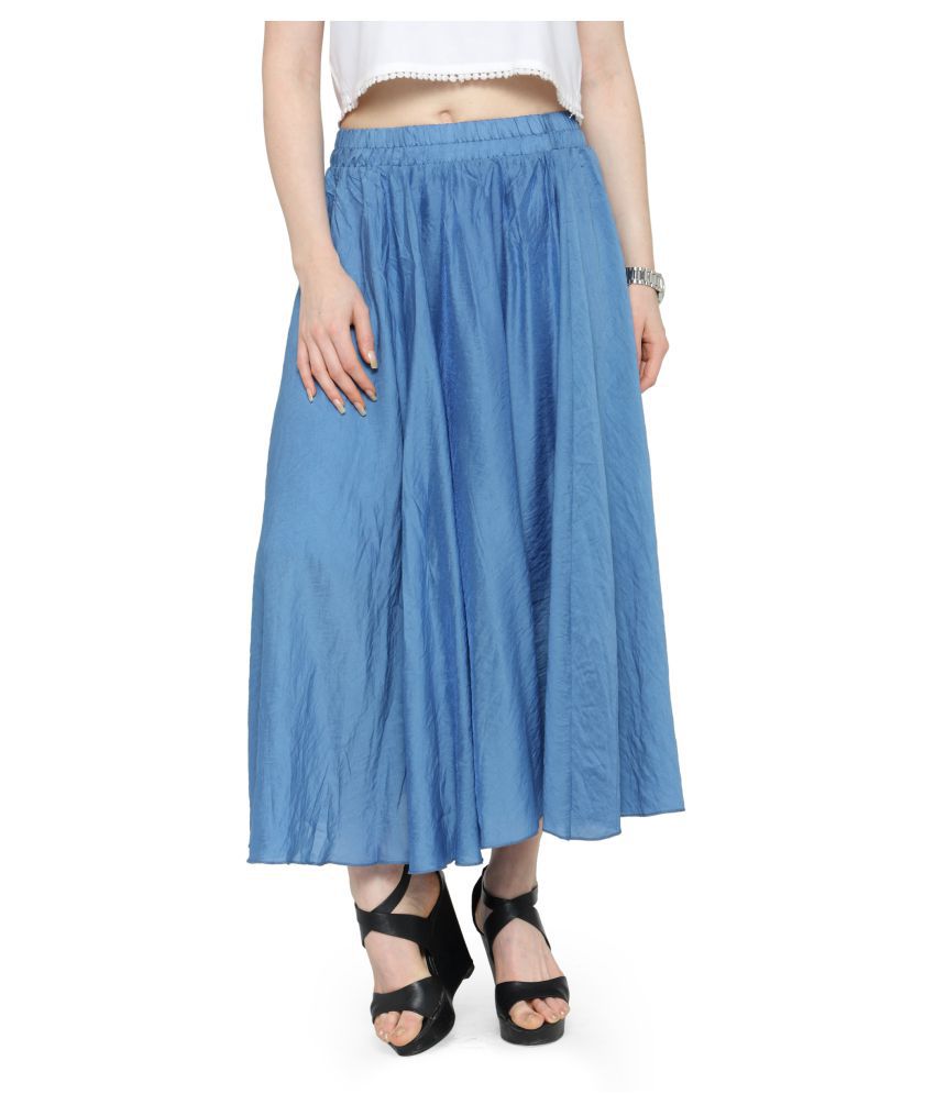 Buy Camey Chiffon A-Line Skirt Online at Best Prices in India - Snapdeal