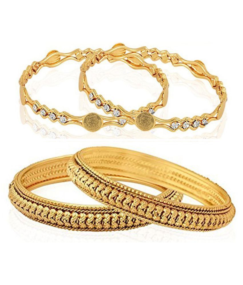     			YouBella Fashion Jewellery Stylish Bangles Combo for Girls and Women