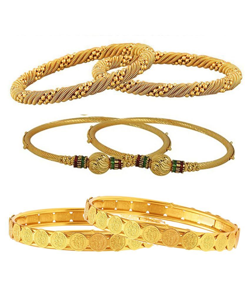     			YouBella Fashion Jewellery Stylish Bangles Combo for Girls and Women