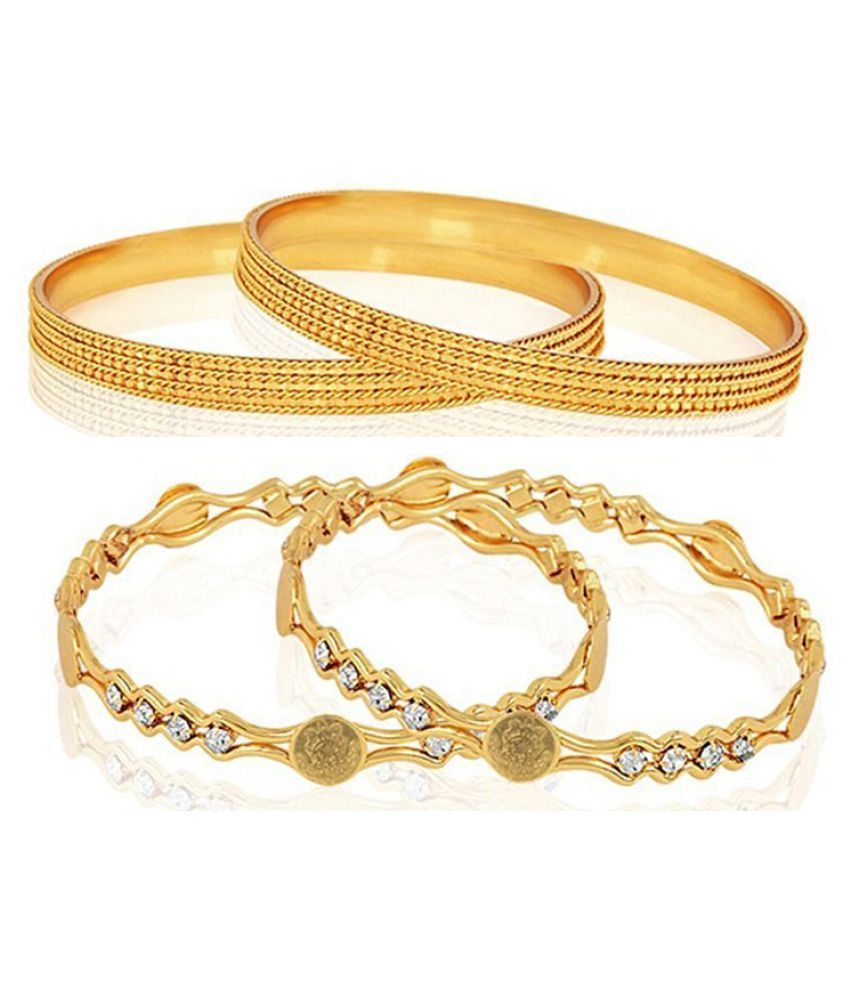     			YouBella Fashion Jewellery Stylish Bangles Combo for Girls and Women