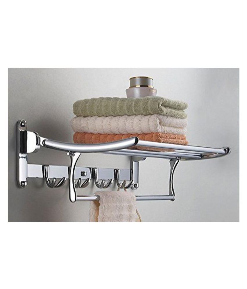 Buy Handy 2ft Bathroom Accessories Folding Rack Stainless Steel