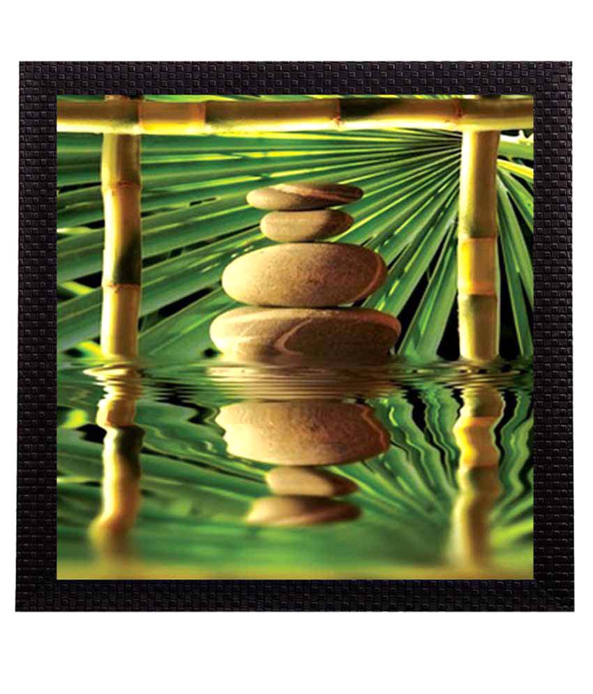     			eCraftIndia  St In Water Satin Matt Texture UV Art  Multicolor Wood Painting With Frame Single Piece