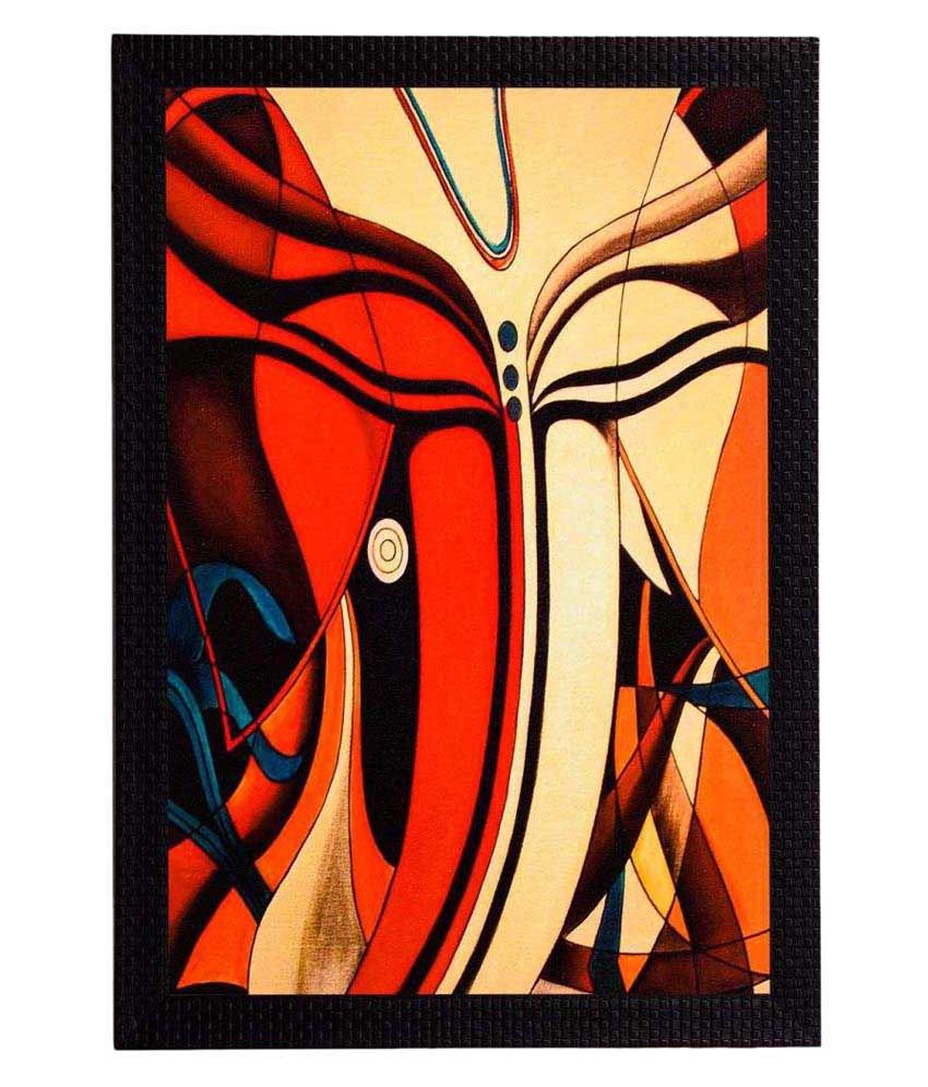     			eCraftIndia Framed Satin Matt Textured Wood Painting With Frame Single Piece