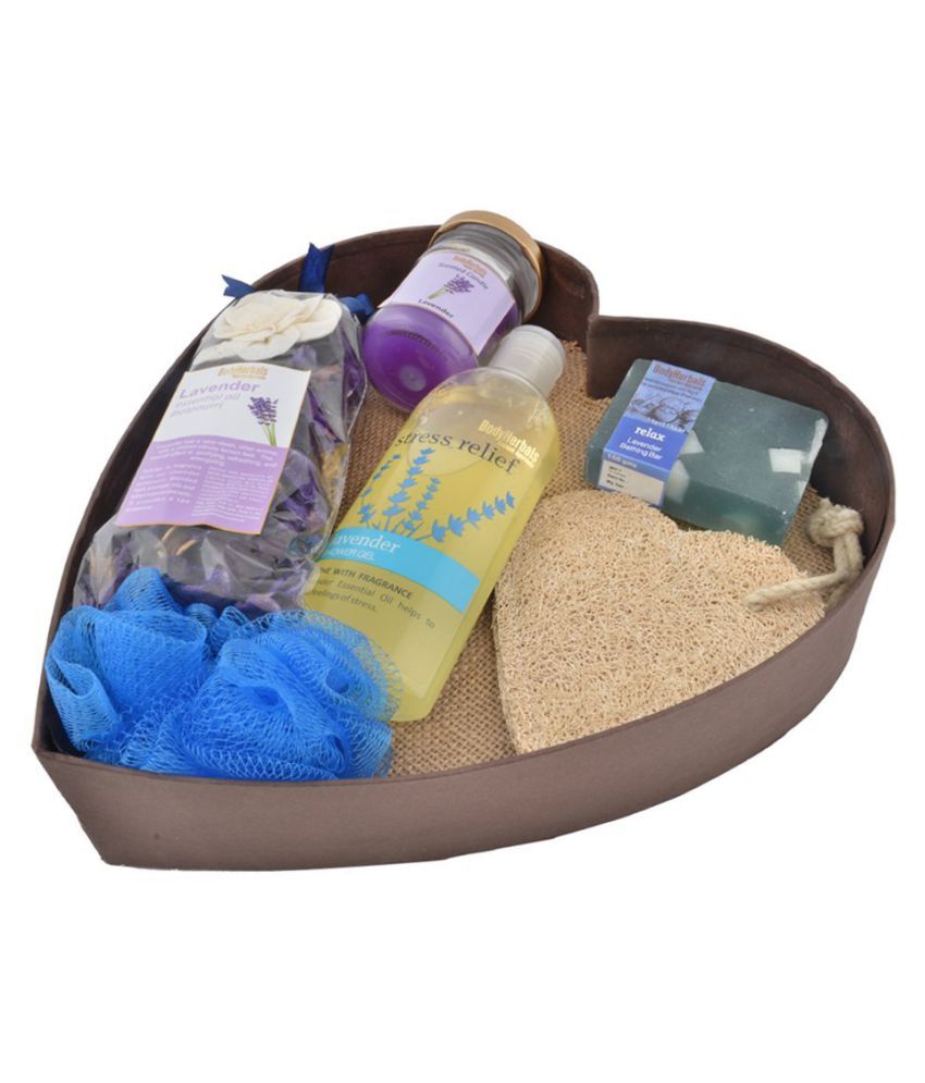 BodyHerbals Lavender Surprise Bathing Set Aromatherapy Bath Kit Pack of