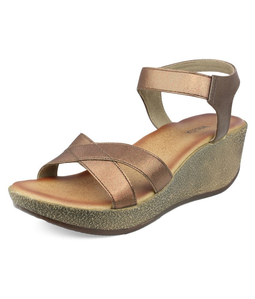 INC.5 Brown Wedges Heels Price in India- Buy INC.5 Brown Wedges Heels Online at Snapdeal