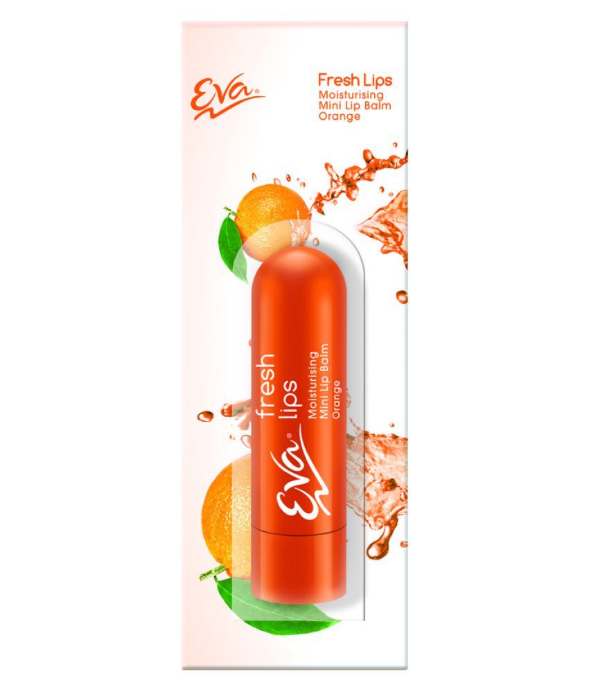 eva lip balm orange