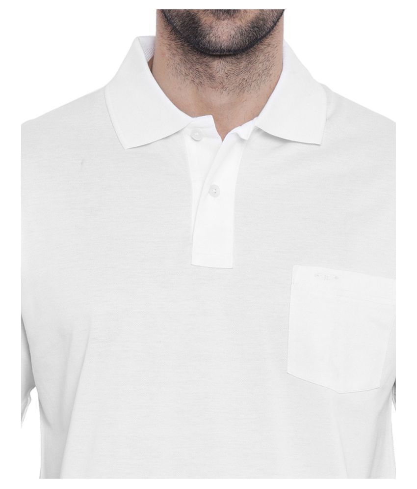 Colorplus White Regular Fit Polo T Shirt Buy Colorplus White Regular Fit Polo T Shirt Online