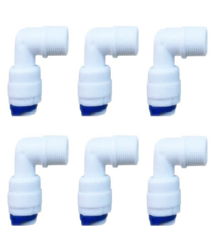     			Elbow Connector 1/4" 6 Pcs For Membrane Housing