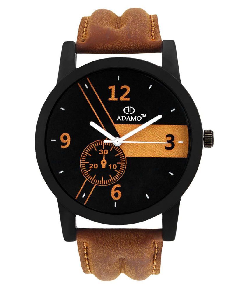 Adamo Brown Analogue Wrist Watch A807BR02 Buy Adamo Brown Analogue