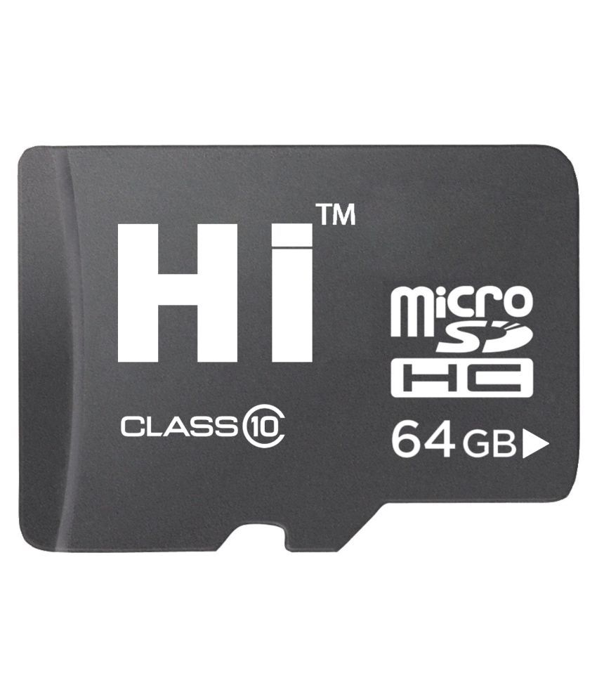     			HI 64 GB Class 10 Memory Card