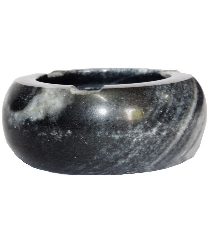 Black Marble Decorative Ash Tray Buy Online at Best Price