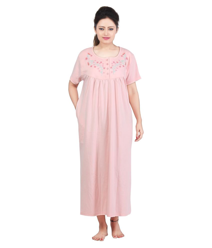 Buy Sweet Dreamers Cotton Nighty & Night Gowns Online at Best Prices in India - Snapdeal