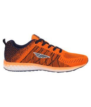 red tape orange running shoes
