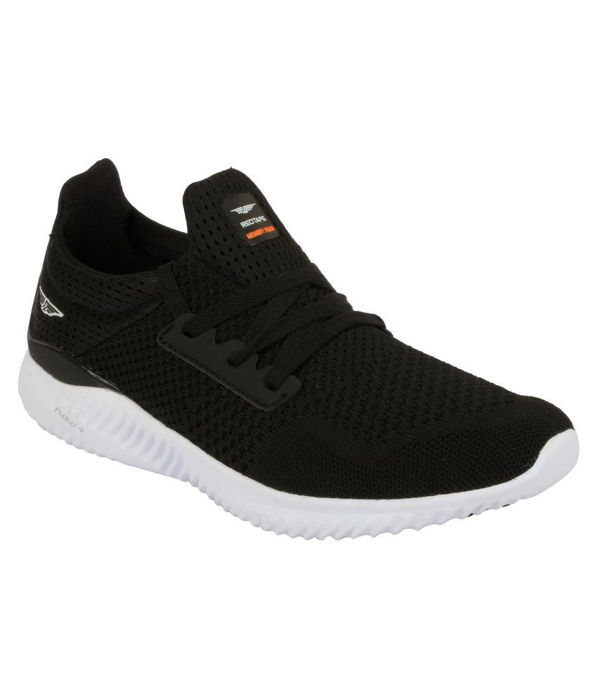 red tape white running shoes