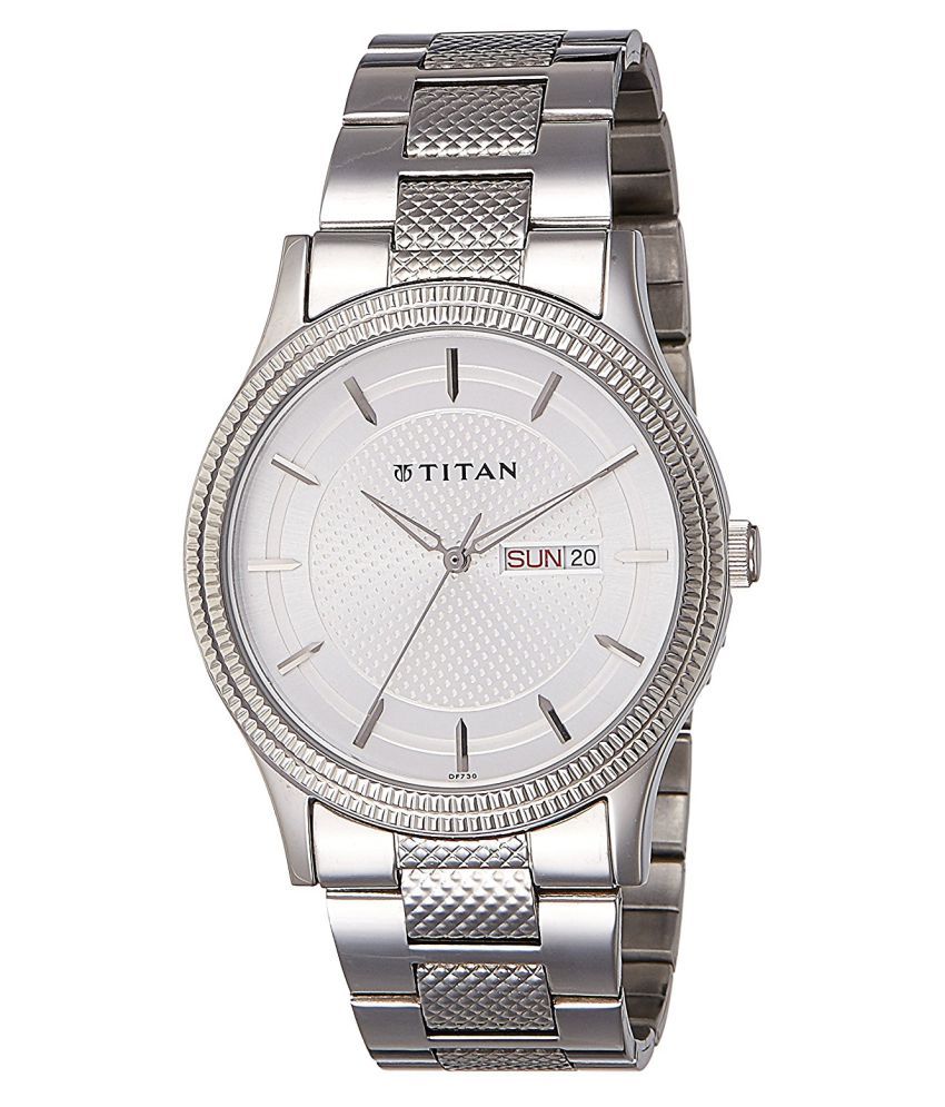 dark silver watch