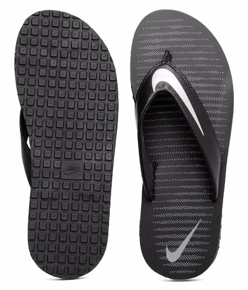 nike black thong flip flop